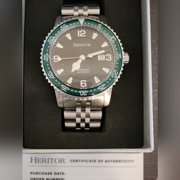 Heritor Automatic Dominic Watch w/Date - Picture 2 of 2